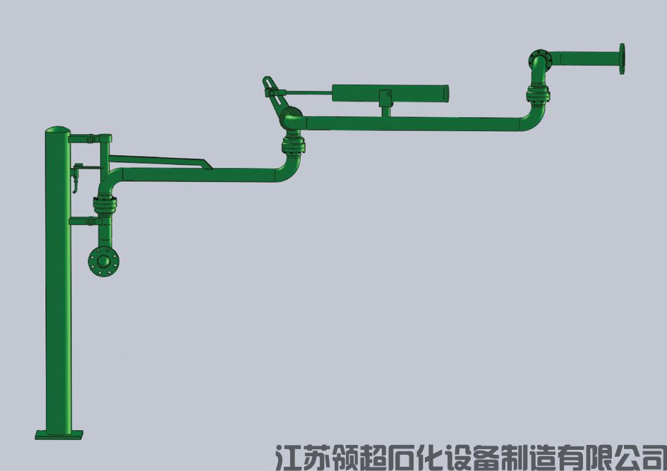 江蘇聯(lián)博藥業(yè)有限公司采購的一批活動梯、汽車頂部裝車用AL2503底部裝卸臂（鶴管）、甲醛鶴管已投入生產(chǎn)中(1)